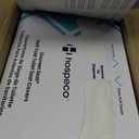 HOSPECO Discreet Seat Half-Fold Toilet Seat Covers, 14.25 X 16.5, White, 250/pack, 20 Packs/carton