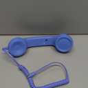 Retro Phone Handset, Retro Telephone Handsets Style Type-C Port, HD Retro Landline Handle Receiver for Home or Office Mobile Video Conferences, HD Calls, Volume Control, Plug and Play (Blue)