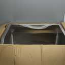 Stainless Steel Floor Mop Sink - Mounted Mop Service Basin for Commercial Use (23.6'16.1'21.6')