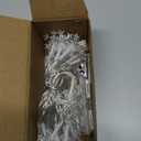 BrizLabs Snowflake Lights, 40 LED 16.08ft Christmas Lights with Remote, Twinkle Snowflake String Lights Battery Operated, 8 Modes Xmas Light Waterproof for Outdoor Indoor Tree Room Decor, Warm White