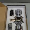 Signstek Keyless Entry Door Lock, Door Knob with Keypad, Smart Code Door Lock, Mute Mode, Passage Function, Easy to Install, Satin Nickel