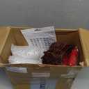 Roshtia 24 Pack Christmas Craft Kit Xmas Reindeer Candy Jar Craft Kit Glass Bottles with Cork, Pipe Cleaners, Googly Eyes & Pom Poms DIY Holiday Treat Containers, Arts Gift Crafts Activity