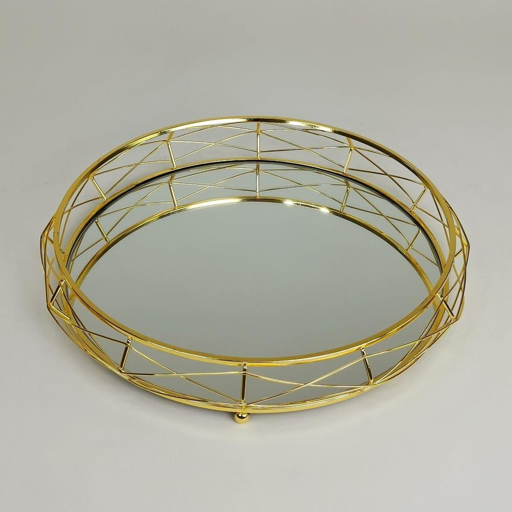 Oracle Stainless Steel Tray, 
Product Dimensions	15"L x 15"W x 3.75"H
Shape	Round