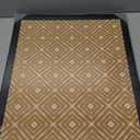 U Brands Fashion Cork Bulletin Board, 16" x 20" Inches, Black Wood Frame