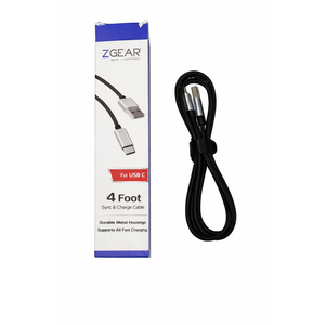 Zgear 4 Braided Type C Charge &Sync