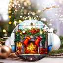 2 x Christmas Ornament, Stocking Hanger Ornament, Christmas Decorations for Tree, Heirloom Keepsake, Gift Idea