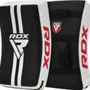 RDX Kick Shield Muay Thai Kickboxing, Heavy Curved Kicking Striking Body Pad, Punching Foot Target MMA Boxing Training, 3 Padded Handles, Martial Arts Karate TKD Taekwondo (One Pad Only)