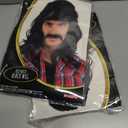 2 x Kangaroo Mullet Wig - The Perfect 80s Rocker Costume Accessory for Men - Halloween, Punk, and Disco (Black)