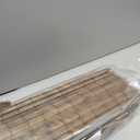 LazBlinds Cordless Bamboo Roman Shades, Privacy Blinds for Interior Windows, Room Darkening Roll Up Bamboo Blinds for Home & Patio, 30.5" W x 48" H, Highfield Teak