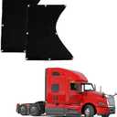 PSLER Thick Side Window Sunshade for Semi-Truck Fit for Freightliner Volvo VNL International Trucks Adjustable Shape UV Block Sunshade
