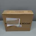 TreeLen Broom and Dustpan Set, TreeLen Broom with Dust Pan with Long Handle Combo Set for Office and Home Standing Upright Sweep Use with Lobby