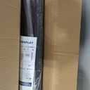 Tension Curtain Rod Heavy Duty Curtain Rods No Drilling Adjustable Rod for Window Patio, Holds 56 lbs, Rust Resistant, 1.26" Diameter (Black, 41" to 86")