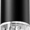 Airversa Waterless Essential Oil Diffuser for Home Room Desk Car Air Freshener Diffuser, Up to 600 sq ft, Battery Operated, Mist Level and Timer Settings, 100mL Capacity, Cold Air, RD1 Black