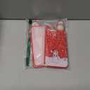 RUMDEY 2 Pack Cute Christmas Case for iPhone 8/7/SE 2020/SE 2022",Red 3D Doll Santa Snowman Merry Christmas Pattern Soft Silicone TPU Pretty Flexible Protective Funda for Kid Girls Women