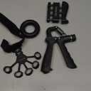 Grip Strength Trainer Kits (5 Pack), Forearm Strengthener with Adjustable Resistance, Grip Strength Tester, Finger Strengthener, Hand Gripper Strengthener for Muscle Building Injury Recover