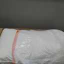 Goose Down Body Pillows for Adults, Large Body Pillow for Side Sleeper, Hugging Feather Body Pillow Insert, Cooling Full Length Long Pillow for Bed with 100% Organic Cotton Shell, (White 20"x72")