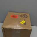 Thirstystone Set of 6 Thick Dark Cork Coasters in Attractive Black Coaster Holder 4.7" Round Durable Absorbent Easily Wipes Clean