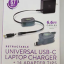 Retractable Universal USB C Laptop Charger