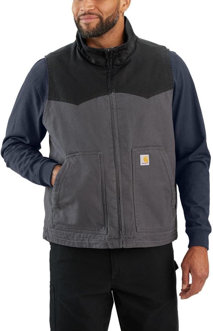 Carhartt Men's 106433 Montana Rugged Flex Duck Relaxed Fit Vest (Medium)