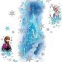 RoomMates RMK2739GM Disney Frozen Ice Palace with Elsa and Anna Peel and Stick Giant Wall Decals