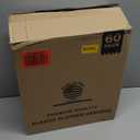 HOUSE DAY Black Plastic Hangers 60 Pack, Clothes Hangers with Non Slip Hooks, Durable & Space Saving Coat Hanger, Light-Weight Clothing Hanger, Perfect Closet Organizer for Everyday Use