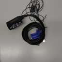 IOGEAR 2-Port USB VGA Cabled KVM Switch - 2048 x 1536 - Remote Button Switch - Plug n Play - PC, MAC, SUN - GCS22U