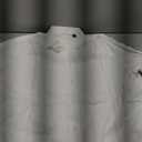 Mens Linen Shirts Short Sleeve Button Down Shirt Casual Cuban Guayabera Lightweight Summer Beach Solid Tops (White, L)