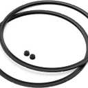 09924 Pressure Canner Sealing Ring - & Overpressure Plug for Presto 0128206 0128202 0128203 0128204 0128303 0126306 6 & 8 Quart Pressure Cooker - 2 Pack