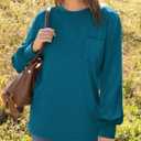 WIHOLL womens Soft (Blue, M)