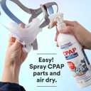 CleanSmart CPAP Disinfectant Spray, Kills 99.9% of Bacteria and Viruses on CPAP Equipment, No Residue, 16 oz (Pack of 2)