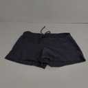Aleumdr Womens 3" Waistband Swimsuit Bottom Boy Shorts Swimming Panty (Large, Grey2)