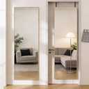 DUMOS 47"x14" Full Length Door Mirror, Full Body Mirror, Gold
