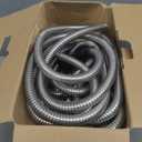 BIONIC STEEL 100 Ft Metal Garden Hose with Sprayer Nozzle, Non Kinking Designed Stainless Steel Heavy Duty Water Hose 100 Ft x 5/8 in. Flexible NON Expandable for Uninterrupted Water Flow, 500 PSI