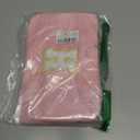 Initial Birthday Gifts Makeup Bag, Preppy Chenille Patch Cosmetic Bag, Birthday Gift Travel Toiletry Pouch, Ideal Gift for Women, Girls, Teachers & Moms (Light Pink, H)