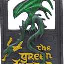 KISWIAR Green Dragon Wall Decor, Resin Dragon Wall Hangings, 9x6 Inches, Retro Personalized Sign for Bar Home Office Interior Decoration