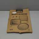 1-Pack 15.7" x 11.8" Large Silver Serving Trays for Party Set - Oval Floral Engraved Serving Platters, Wedding Birthday Mirror Tray for Valentine's Day, Food, Appetizer, Charcuterie, Cookies, Desserts