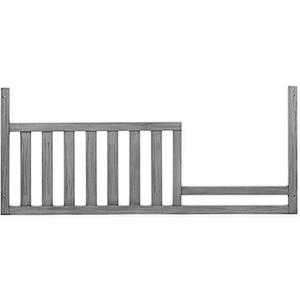 Toddler Bed Safety Guard Rail for Oxford Baby, Soho, Ozlo & Avalon Baby Convertible Cribs - Solid Wood Rail for Toddler Bed Conversion - Safety Rails for Children (Graphite Gray, Option 1), Option 1 - Check Compatibility Below