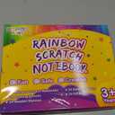 Party Favors for Kids 4-8-12: 24 Pack Scratch Rainbow Art Crafts Notebook, Coloring Book Goodie Bags Stuffers Kit, Bulk Birthday Gift Classroom Prizes Girl Boy Toddler
