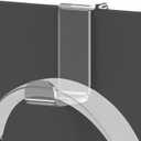 GEEKRIA Acrylic Cubicle Wall Hooks for Headphones, Headphone Hook Holder, Headsets Hanger Compatible with Bose, Sony, Sennheiser, ATH, AKG, JBL, Beats (Clear)