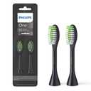 Philips One by Sonicare 2pk Brush Heads, Black BH1022/06