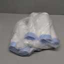 18 Gallon Trash Compactor Bags with Drawstring - 120 Count Heavy Duty 1.7 Mil Garbage Bags 68 Liter Tall Kitchen Bin Liners Unscented White for Home Yard Lawn