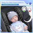 Infant Car Seat Insert for Doona, Ultra-Thick Baby Car Seat Head Support, Breathable Mesh Baby Car Seat Cushion with Natural Filled Sponge, Universal Carseat Head Support for Preemie to Toddler