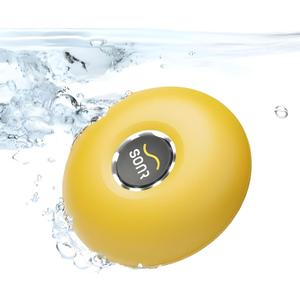 SONR Music Waterproof MP3 Player for Swimming, Bone Conduction Underwater Headphones for Pool, Open Water & Triathlon Training, Wireless, Clear Sound, Open-Ear Player with Bluetooth (Sunny)