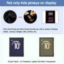 IHEIPYE Kids Jersey Frame Display Case Lockable, Sport Jersey Shadow Box with UV Protection Acrylic and Hanger for Baseball Basketball Football Soccer and Uniform, Small-Black Locks