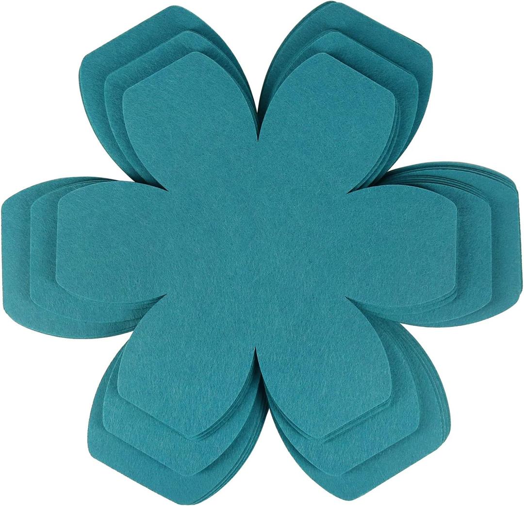 BYKITCHEN Pot and Pan Protectors, Set of 12 and 3 Different Sizes, Larger & Thicker Felt Pan Protector Pads, Cyan Pot Separators Protectors for Stacking and Protecting Your Cookware
