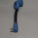 Elecan NEMA 6-50P to 14-50R EV Charger Adapter Cord, 50 Amp 3 Prong Welder Outlet Male Plug to 4 Prong Female EV Converter, 125V/250V 6 AWG Heavy Duty Waterproof Level 2 Charging Tesla-ETL-Blue-1 Ft