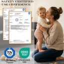 AEOCOO 60x80 Thick Baby Play Mat for Floor, 1.3" Memory Foam Infant Tummy Time Mat, Extra Large Soft Nursery Rug for Babies & Toddlers, Anti-Slip Cushioned Crawling Rug for Living Room, Grey