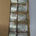 Green Votive Candle Holders Set of 10, Wedding Centerpiece Table Decorations,Glass Candle Holders for Home Decor,Tea Light Candle Holder for Table Centerpiece Thanksgiving Christmas Decor (10, Green)