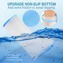 Waterproof Extra Wide Leg Cast Cover for Shower Adults, Extra Large Half Leg Shower Cover with Non-Slip Bottom, Watertight Foot Protector for Plus Size Adults Surgery Shower Boot