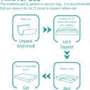 Hansleep Twin Mattress Pad Topper Memory Foam, Twin Foam Mattress Topper Viscose Derived from Bamboo, Twin Size Bed Mattress Pad Cover for Back Pain Relief, 39" x 75", White